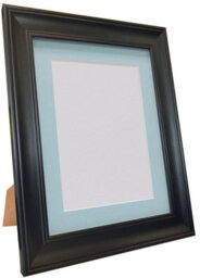 Frames By Post Scandi Black Frame With Blue Mount For Image Size 7 X 5 Inch - thumbnail 4