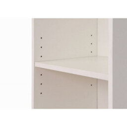 Timber Art Design White Bookcase 3 Tier Narrow Shelving Storage Unit Living Room Bedroom - thumbnail 3