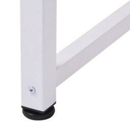 Wyld Haus Modo 120Cm White And Oak Work Desk With Steel Frame And Adjustable Feet - thumbnail 9