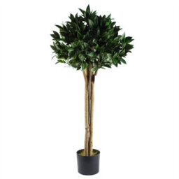 Leaf Bay Tree Laurel Uv Resistant Outdoor Topiary 120Cm - thumbnail 1