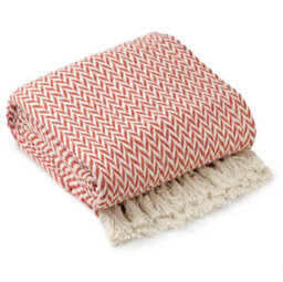 Chevron Collection Recycled Cotton Throw - thumbnail 1