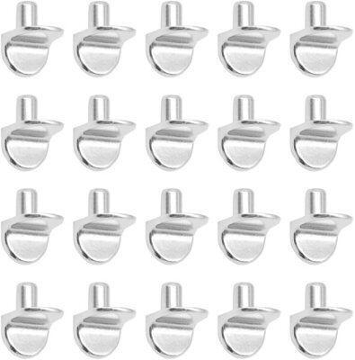 YIXISI 50 PCS 16x5 mm Shelf Pins, Shelf Support Pegs Pins, for Kitchen Cabinet Bookcase Furniture