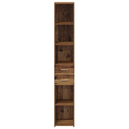 Walplus Highboard Old Wood 30 X 42.5 X 185 Cm Engineered Wood - thumbnail 6