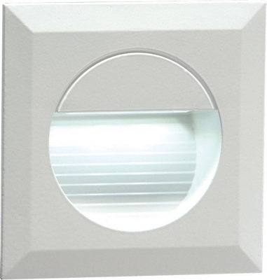 Luminosa Lighting Luminosa Ip54 Recessed Square Indoor/outdoor Led Guide/stair/wall Light White Led, 230V