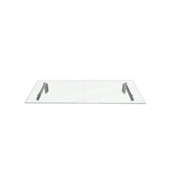 Monstershop Glass Door Canopy & Brackets, 120Cm W, 80Cm D - thumbnail 2