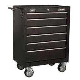 Sealey Topchest, Mid-Box & Rollcab 14 Drawer Stack - Black Ap22Bstack - thumbnail 4