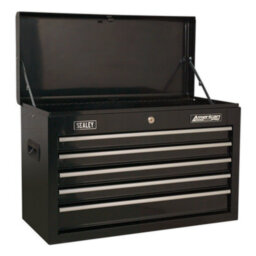 Sealey Topchest, Mid-Box & Rollcab 14 Drawer Stack - Black Ap22Bstack - thumbnail 9