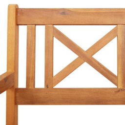 Walplus Garden Chair 4 Pcs Brown 56 X 56 X 90Cm Solid Acacia Wood - thumbnail 9