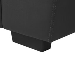 Beliani Sofa 2 Seater Vogar Faux Leather Black - thumbnail 9