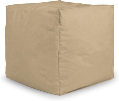 istyle mode Sand Outdoor Bean Bag Footstool Pouffe Water-Resistant 40X40Cm - image 1