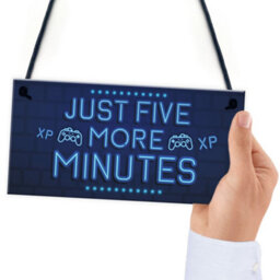 Red Ocean Gaming Five More Minutes Gaming Bedroom Accessories Son Gamer Gifts For Birthday Christmas - thumbnail 6