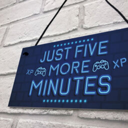 Red Ocean Gaming Five More Minutes Gaming Bedroom Accessories Son Gamer Gifts For Birthday Christmas - thumbnail 7