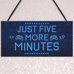 Red Ocean Gaming Five More Minutes Gaming Bedroom Accessories Son Gamer Gifts For Birthday Christmas - thumbnail 3