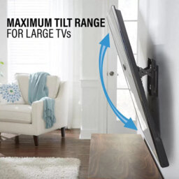 "Sanus Slt4-B2 Tilt Tv Wall Mount 42-90"" Extends 5.7"" Max 68Kg Tilt Level Adjust Fireplace Fit" - thumbnail 6