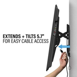 "Sanus Slt4-B2 Tilt Tv Wall Mount 42-90"" Extends 5.7"" Max 68Kg Tilt Level Adjust Fireplace Fit" - thumbnail 4