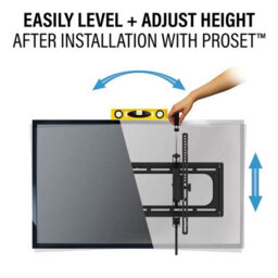 "Sanus Slt4-B2 Tilt Tv Wall Mount 42-90"" Extends 5.7"" Max 68Kg Tilt Level Adjust Fireplace Fit" - thumbnail 7
