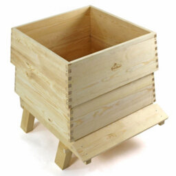 Actiasbee Decorative Beehive Garden Ornament Storage Wbc Style Imitation Bee Keeping Pine - thumbnail 4
