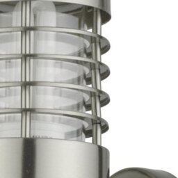 First Choice Lighting Bloom - Brushed Stainless Steel Outdoor Motion Sensor Fixture - thumbnail 6