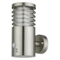 First Choice Lighting Bloom - Brushed Stainless Steel Outdoor Motion Sensor Fixture - thumbnail 3