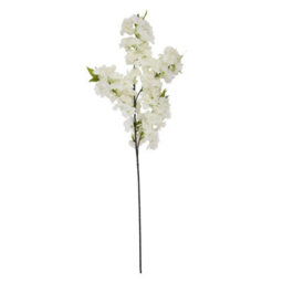 Hill Interiors Cherry Blossom Artificial Flower White (One Size)