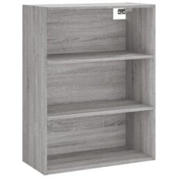 Berkfield Highboard Grey Sonoma 69.5X34X180 Cm Engineered Wood - thumbnail 5