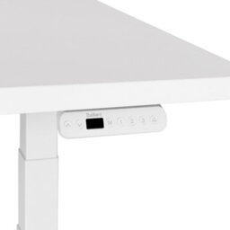 Beliani Electric Adjustable Standing Desk Destines White 120 Cm 72 Cm - thumbnail 6