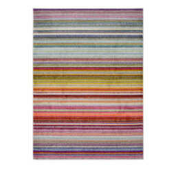 Melrose Chateau Multicoloured Striped Indoor Large Area Rug 160/230Cm - thumbnail 2
