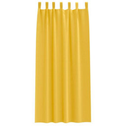 Berkfield Curtains With Curtains 2 Pcs Mustard Yellow Polyester - thumbnail 3