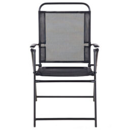 Beliani Set Of 6 Garden Chairs Livo Metal Black - thumbnail 5