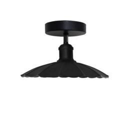 Industrial-Semi Flush Mount Vintage Ceiling Light Industrial Metal 22Cm Umbrella Lampshade Pendant Lighting For Farmhouse - thumbnail 7