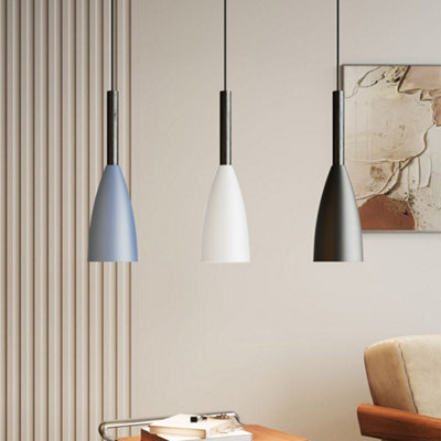 Living And Home Stylish Minimalist 3 Light Wrought Iron Pendant Light For Kitchen Island, 40W - image 1