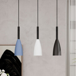 Living And Home Stylish Minimalist 3 Light Wrought Iron Pendant Light For Kitchen Island, 40W - thumbnail 2