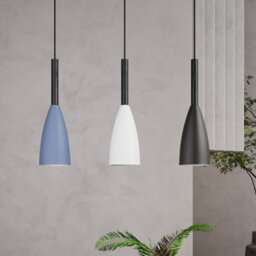 Living And Home Stylish Minimalist 3 Light Wrought Iron Pendant Light For Kitchen Island, 40W - thumbnail 3