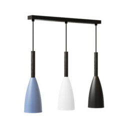 Living And Home Stylish Minimalist 3 Light Wrought Iron Pendant Light For Kitchen Island, 40W - thumbnail 4