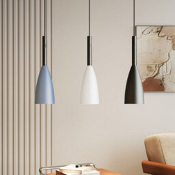 Living And Home Stylish Minimalist 3 Light Wrought Iron Pendant Light For Kitchen Island, 40W - thumbnail 1