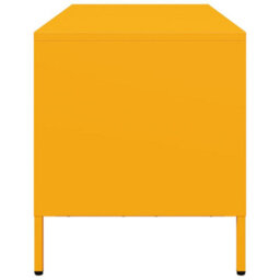 Berkfield Tv Cabinet Mustard Yellow 101.5X39X43.5 Cm Cold-Rolled Steel - thumbnail 6