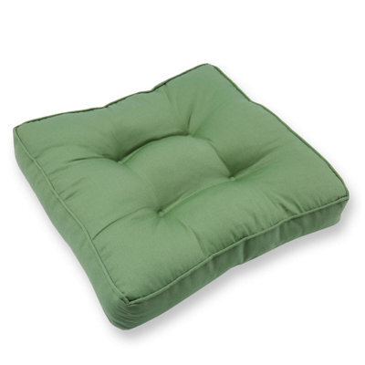 Green Booster Cushion W40 X L40 X D8Cm Extra Height Support For Indoor And Outdoor Seating Comfort - image 1