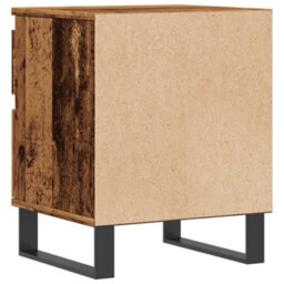 Berkfield Bedside Cabinet Old Wood 40X35X50 Cm Engineered Wood - thumbnail 7
