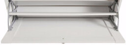 Dorel Heide Shoe Chest 2 Flap 1 Drawer In White Sonoma Oak - thumbnail 5