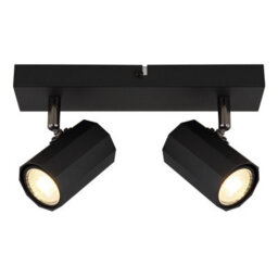 Luminosa Lighting Luminosa James Twin Ceiling Spotlight Matt Black 2X Gu10 - thumbnail 3