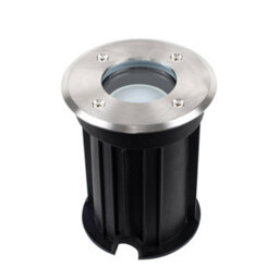 Valuelights Modern Bushed Chrome Ip54 Rated Outdoor Garden Walk Over Light - Includes Led Dusk To Dawn Sensor Bulb 4500K - thumbnail 1