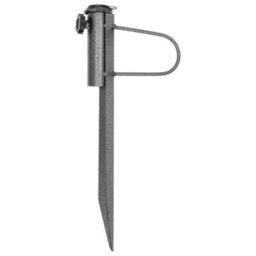 Walplus Parasol Stands With Spikes 2 Pcs 19X42 Cm Galvanised Steel - thumbnail 3