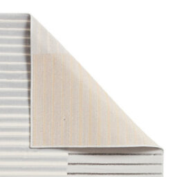 Grey Gold Striped Modern Easy To Clean Dining Room Rug-120Cm X 170Cm - thumbnail 8