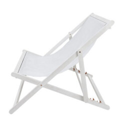 Charles Bentley Fsc Certified Eucalyptus White Washed Double Deck Chair Grey - thumbnail 4