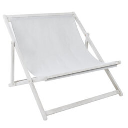 Charles Bentley Fsc Certified Eucalyptus White Washed Double Deck Chair Grey - thumbnail 2