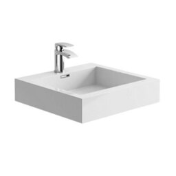 Plum&clay Walter Grey Wood Floor Standing Bathroom Vanity Unit With Polymarble Resin Basin (W)600mm - thumbnail 3