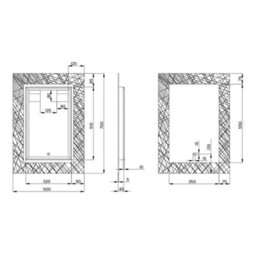 Ibathuk Solstice Wall Mounted Led Illuminated Bathroom Mirror With Touch Light And Demister Pad, 500 X 700mm - thumbnail 3