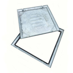 Double Sealed Recessed Internal Manhole Cover & Frame Overall Size 680mm X 680mm X 60mm Tray Depth 45mm - thumbnail 1