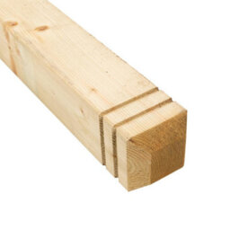Snowdon Timber Treated Chamfered Decking Newel Post (W) 82mm (H) 1.25M - Pack Of 2 - thumbnail 3