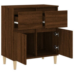 Berkfield Elegant Sideboard Brown Oak 60X35X70 Cm Engineered Wood - thumbnail 6